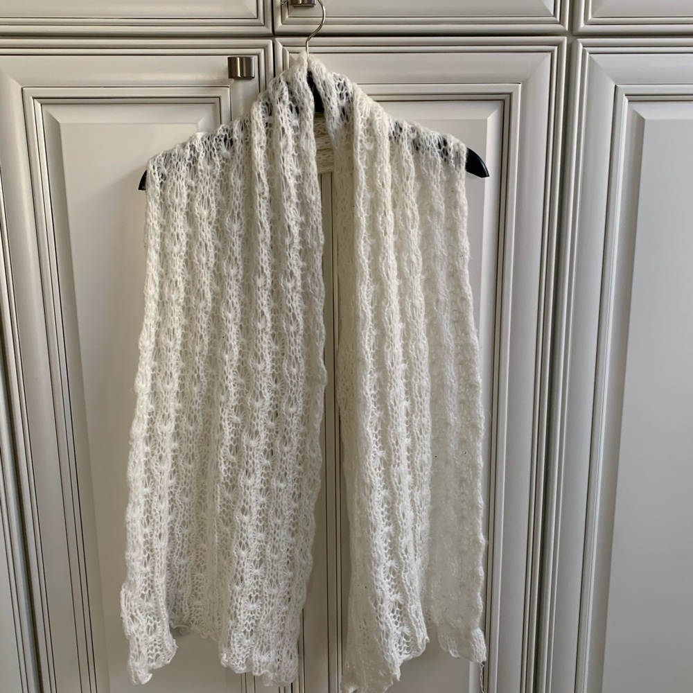 White scarf